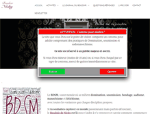 Tablet Screenshot of boudoirdenicky.com